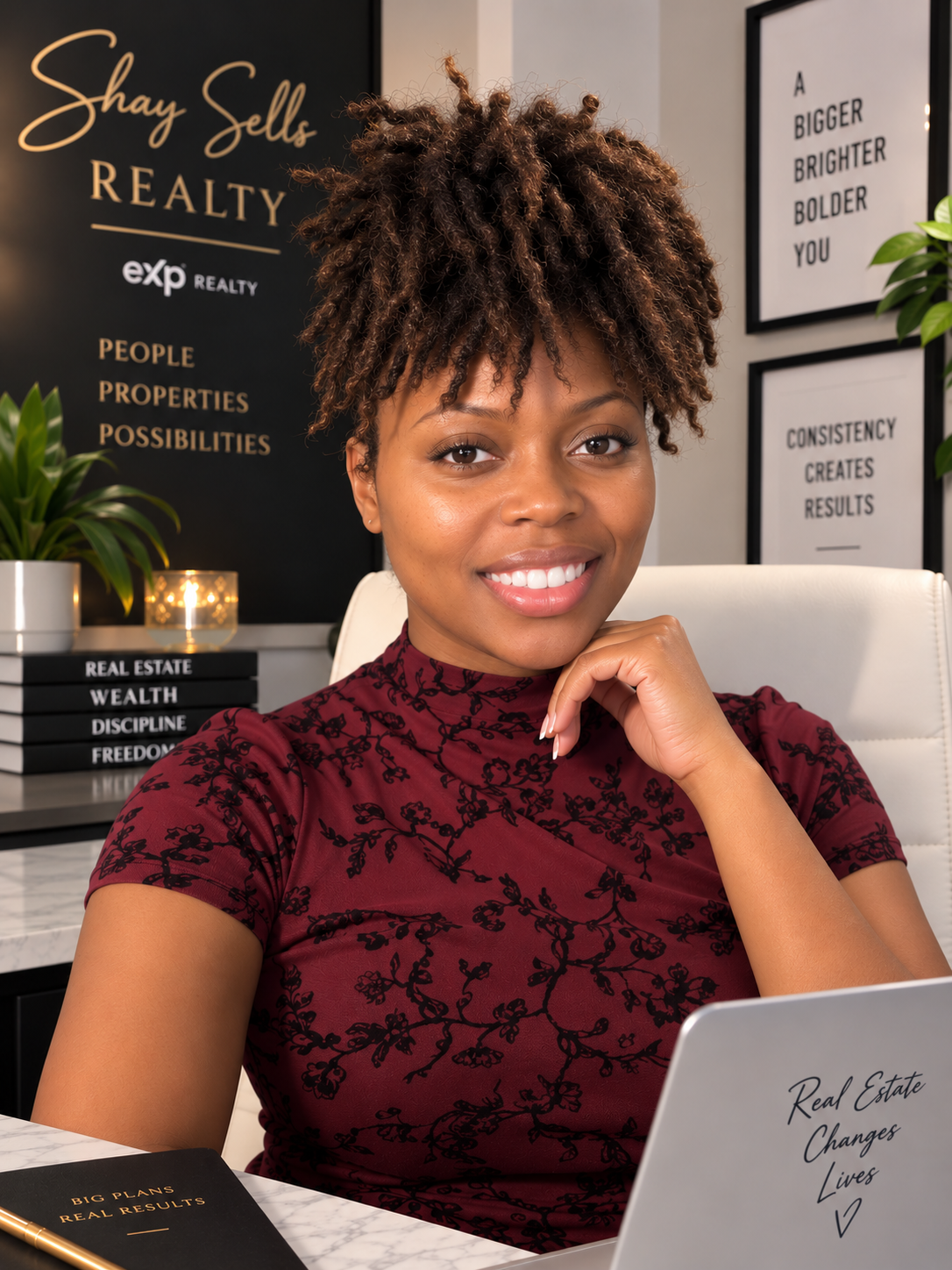 Portrait of ShaNayta (Shay) McClain, real estate agent with eXp Realty based in Waterford, Michigan